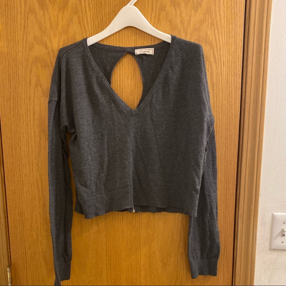 Sweater crop top